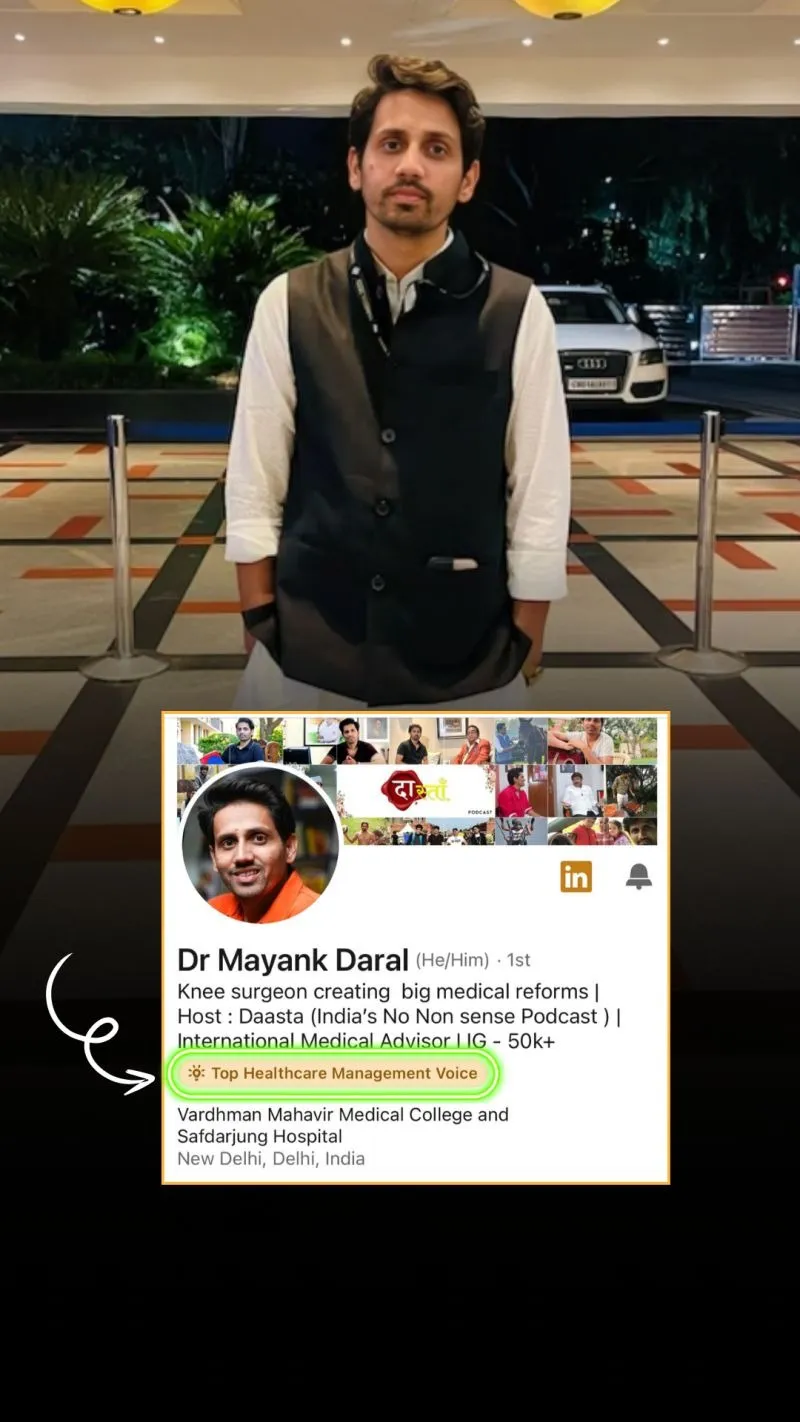 When LinkedIn made Dr. Daral its Top India Voice