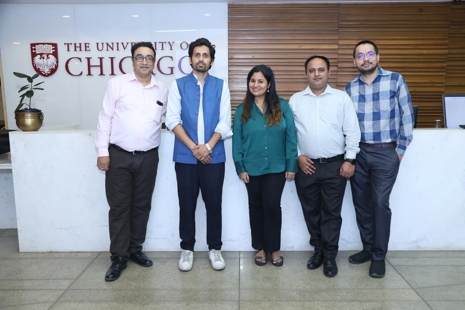 Dr. Daral at the University of Chicago