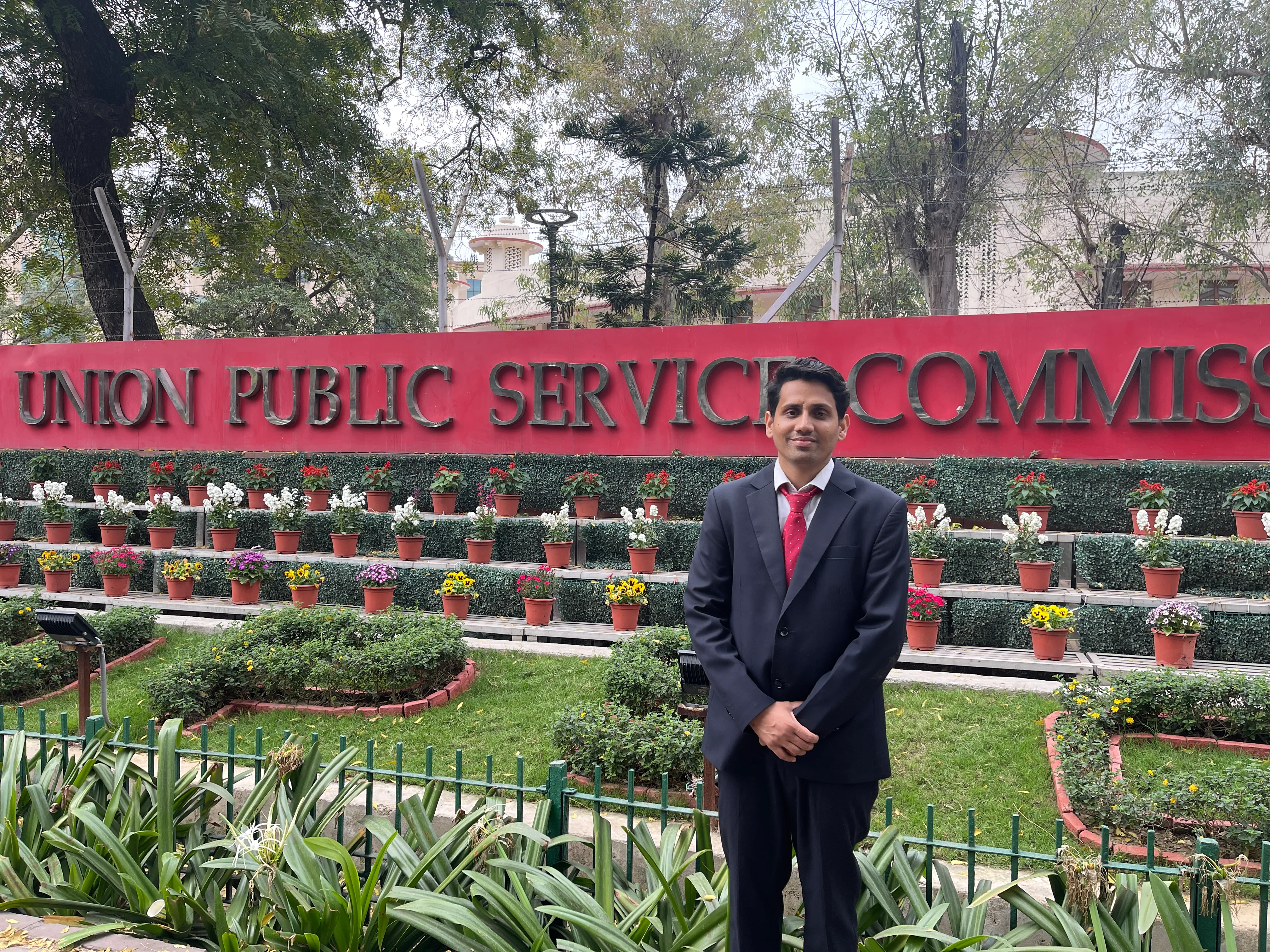 Dr. Daral after clearing his UPSC interview