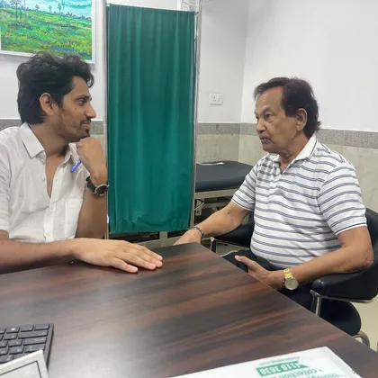 My patient Mr Habib (Founder of Habib Salon)