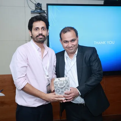 with Mentor Deepak Joshi