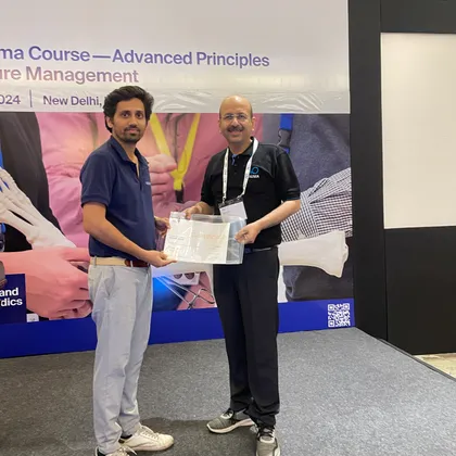 with Dr Vivek Trikha (Mentor, HOD AIIMS)