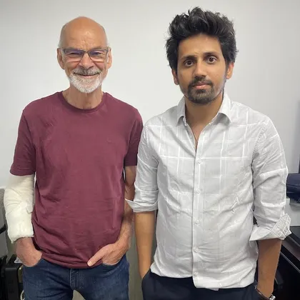 My patient Dr. Salim Ali, a world-famous ornithologist