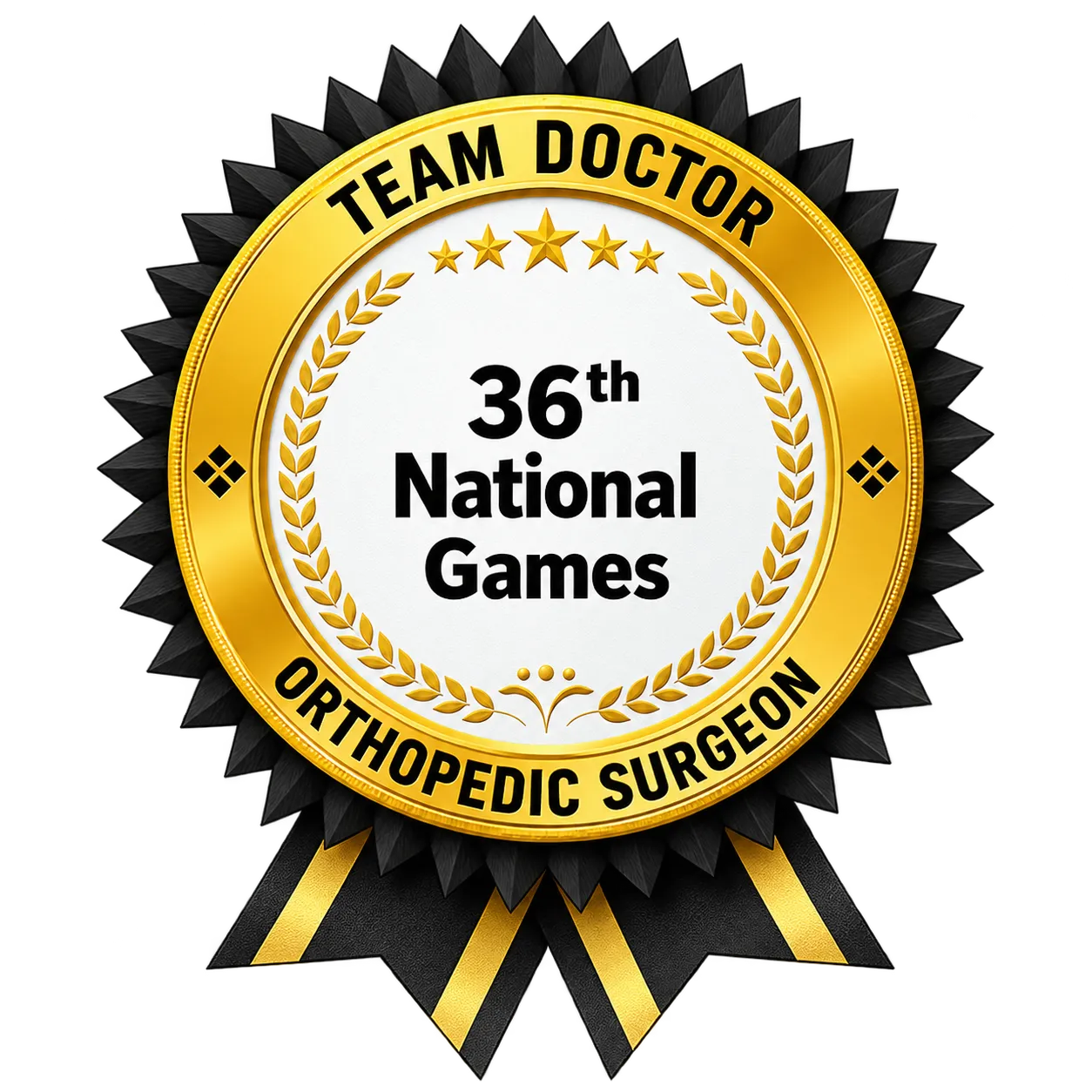 Team Doctor, 36th National Games — Orthopedic Surgeon, Delhi
